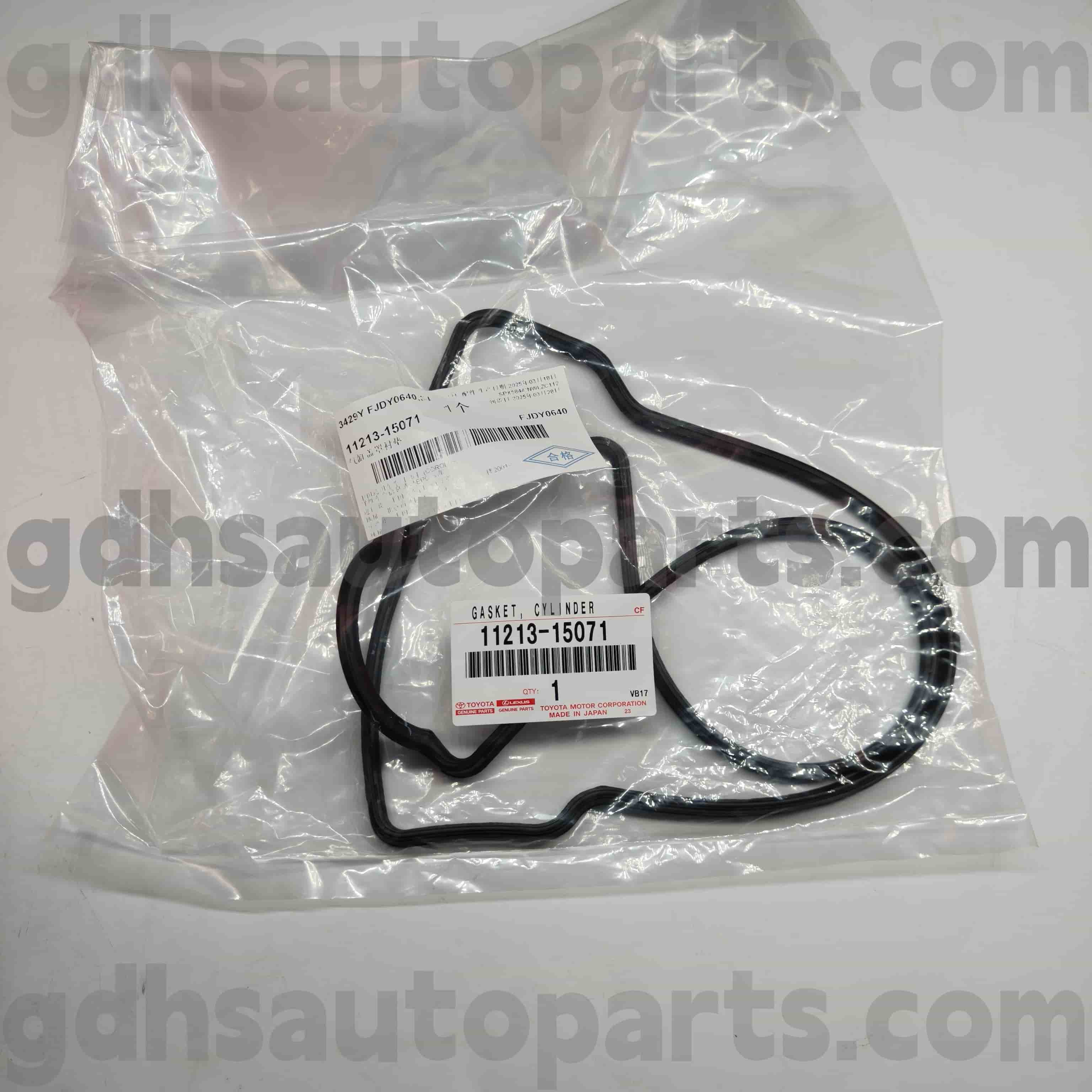 11213-15071 Toyota äkta delar ventil täcker gummiring för Corolla, Celica, Soluna-chassi nr. AE10# 11# AL50