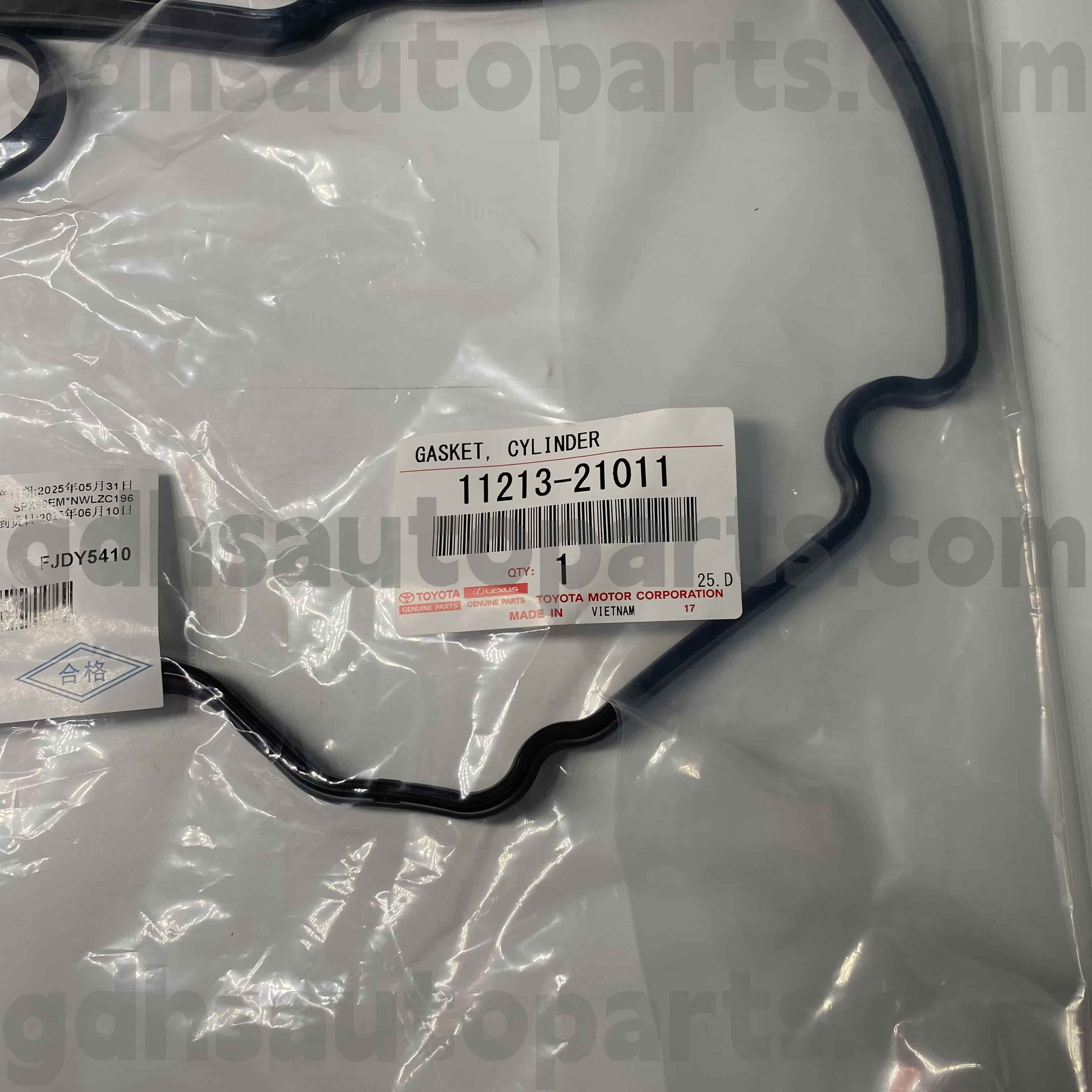 11213-21011 Toyota Äkta delar ventil täcker gummiring för Corolla Spacio, Prius, Yaris Chassis nr. NHW20 NCP90 92