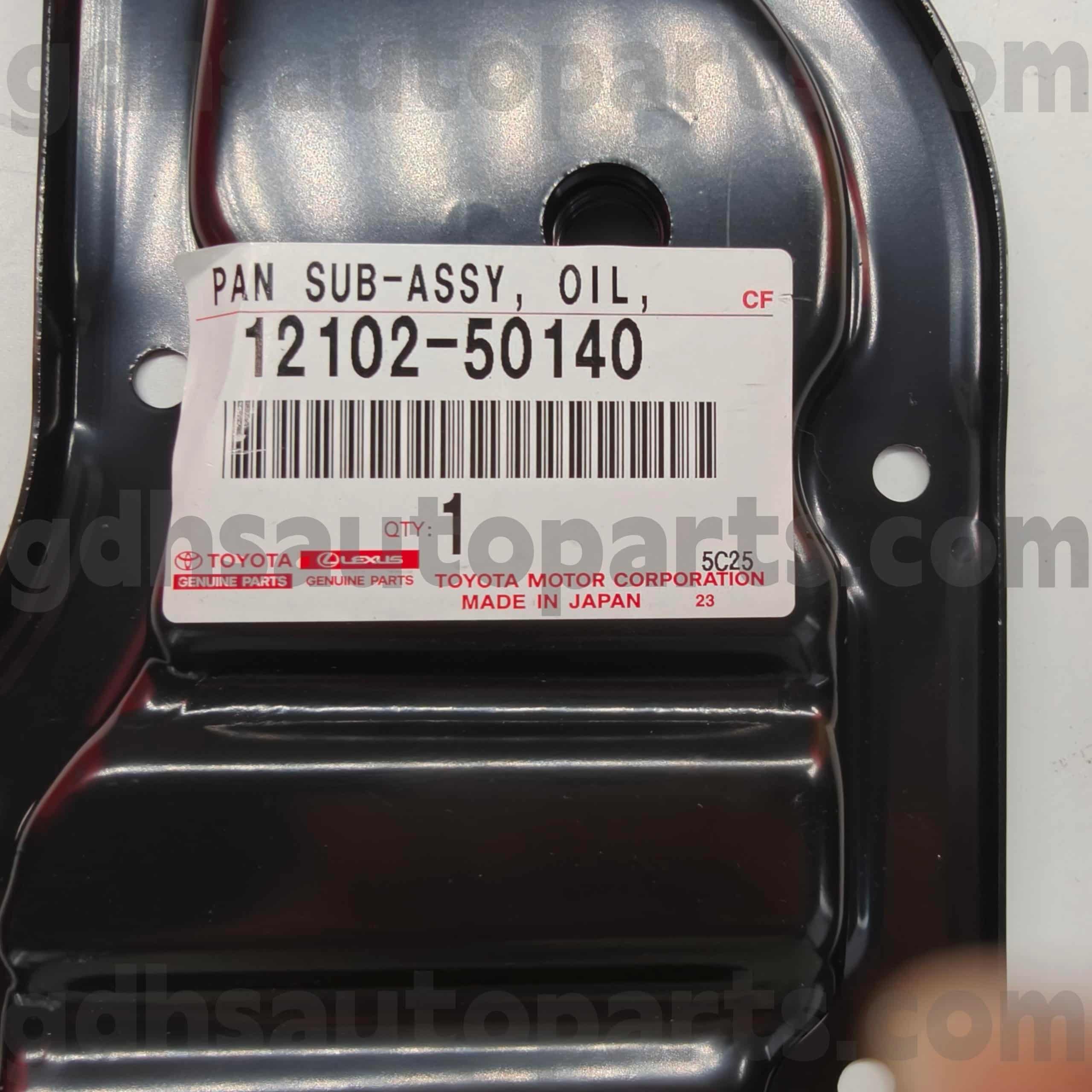 12102-50140 Toyota originaldelar oljetråg för LAND CRUISER chassi NO.2UZFE UZJ200