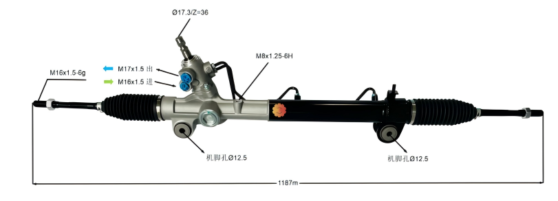 44200-08040 Styrväxel för fordon