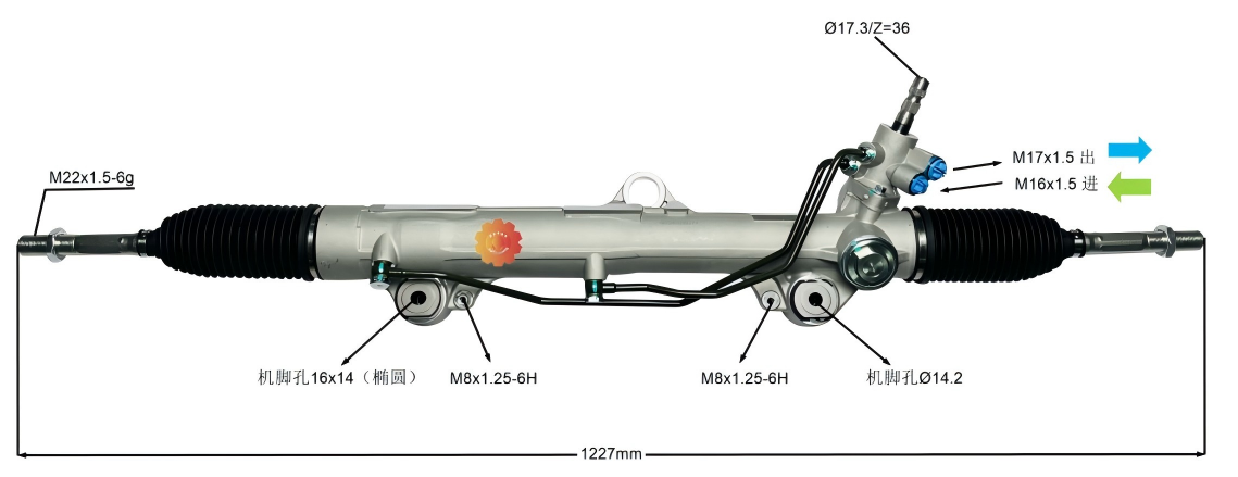 44200-60170 Styrväxel för fordon