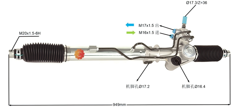 44250-60012 Styrväxel för fordon