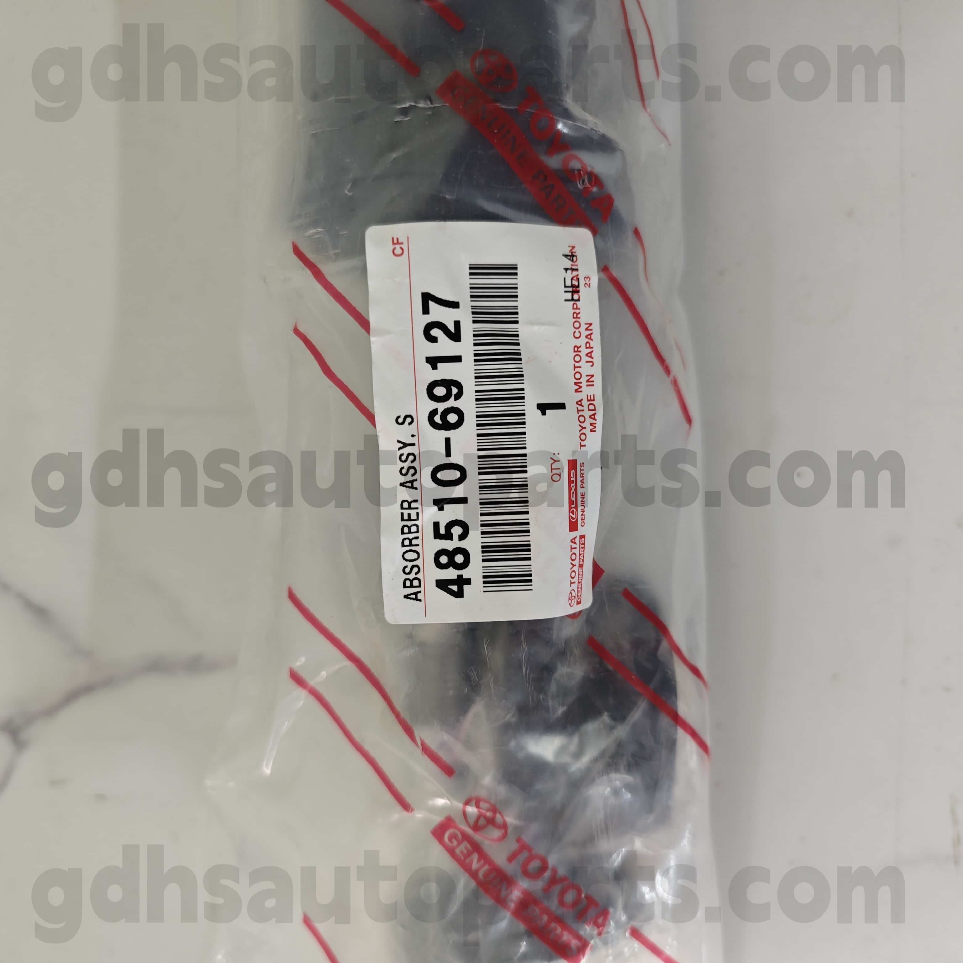 48510-69127 TOYOTA Äkta delar Höger främre strut församling för landkryssare 、 Land Cruiser 100 、 Lexus LX470 Chassis nr. HDJ101, UZJ100