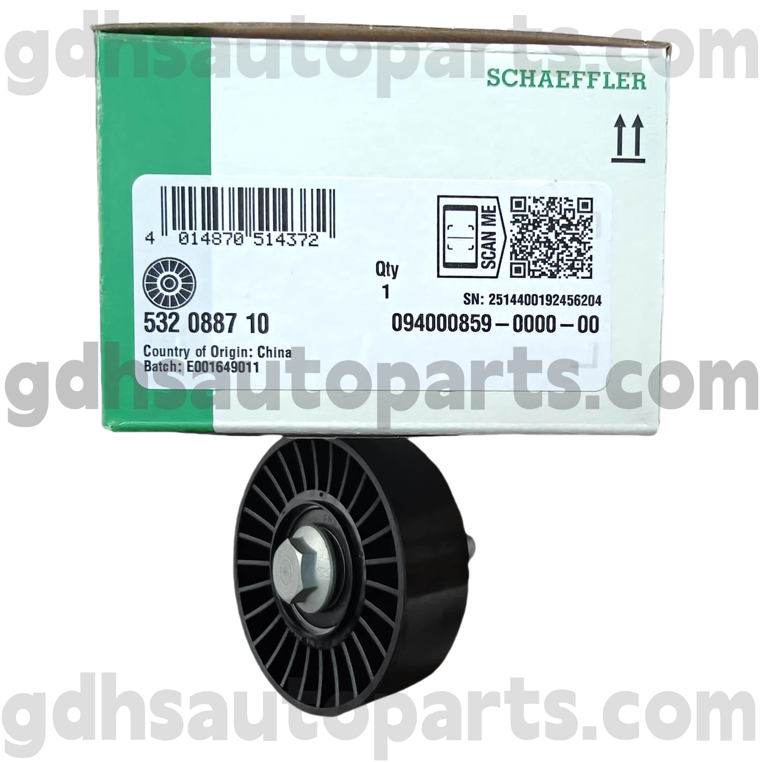 5320887100 Schaeffler ina Timing Belt Remskiva för Range Rover Velar, New Range Rover Evoque, Range Rover Evoque OE No.LR071758
