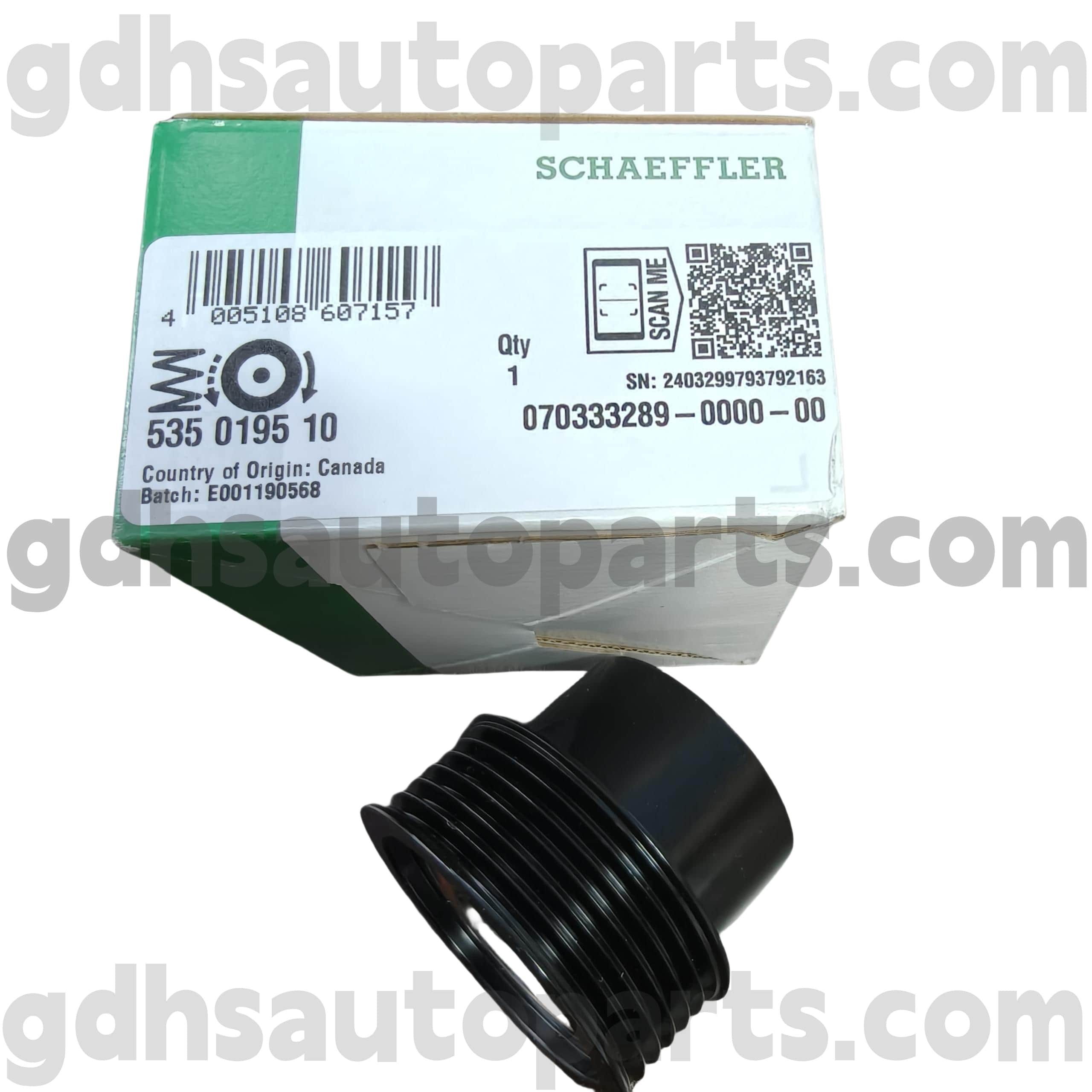 5350195100 SCHAEFFLER INA IDLER remskiva för Land Rover Freelander 2 Oe nr. LR005993
