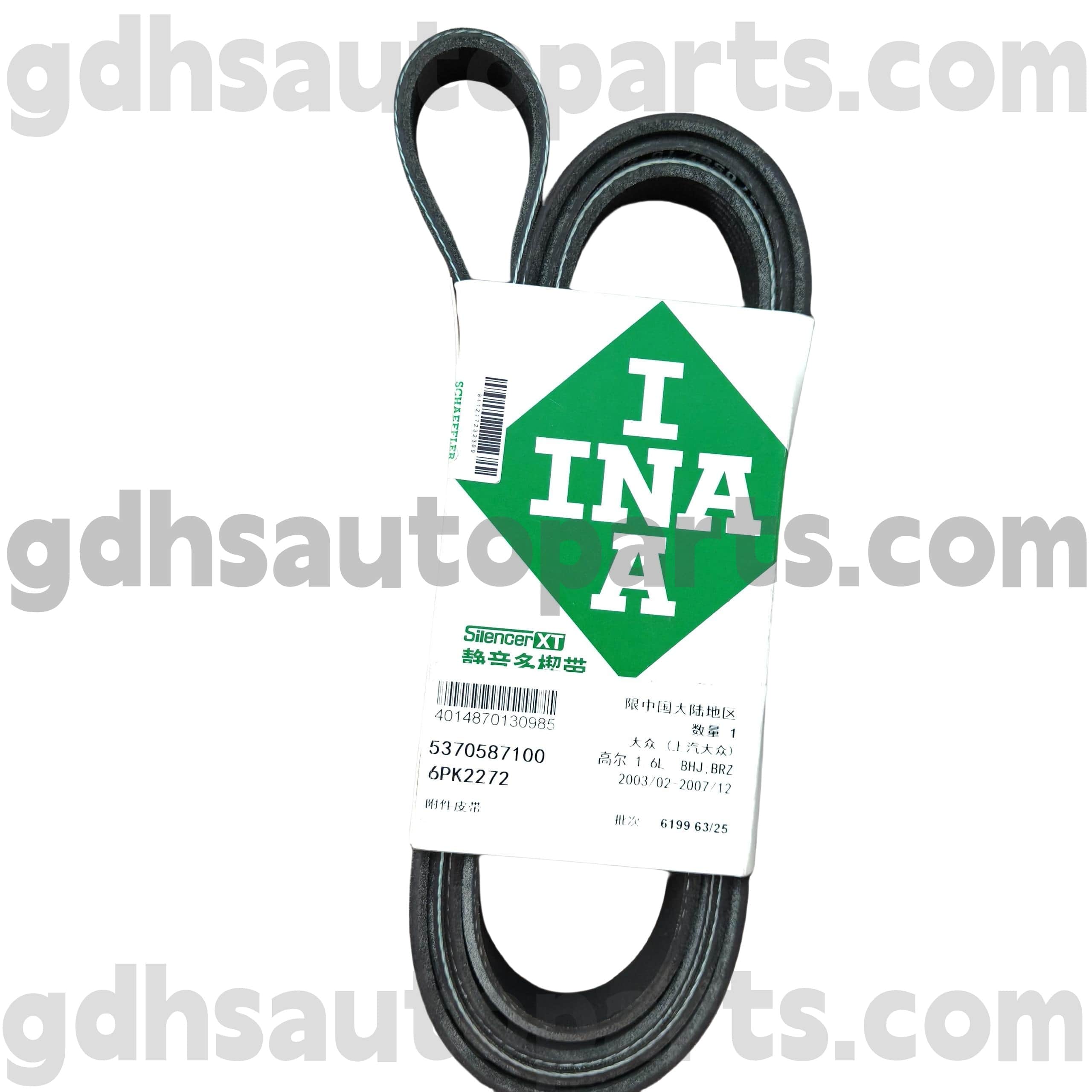 5370587100 Schaeffler ina drivrem för Range Rover Oe nr. PQR500320
