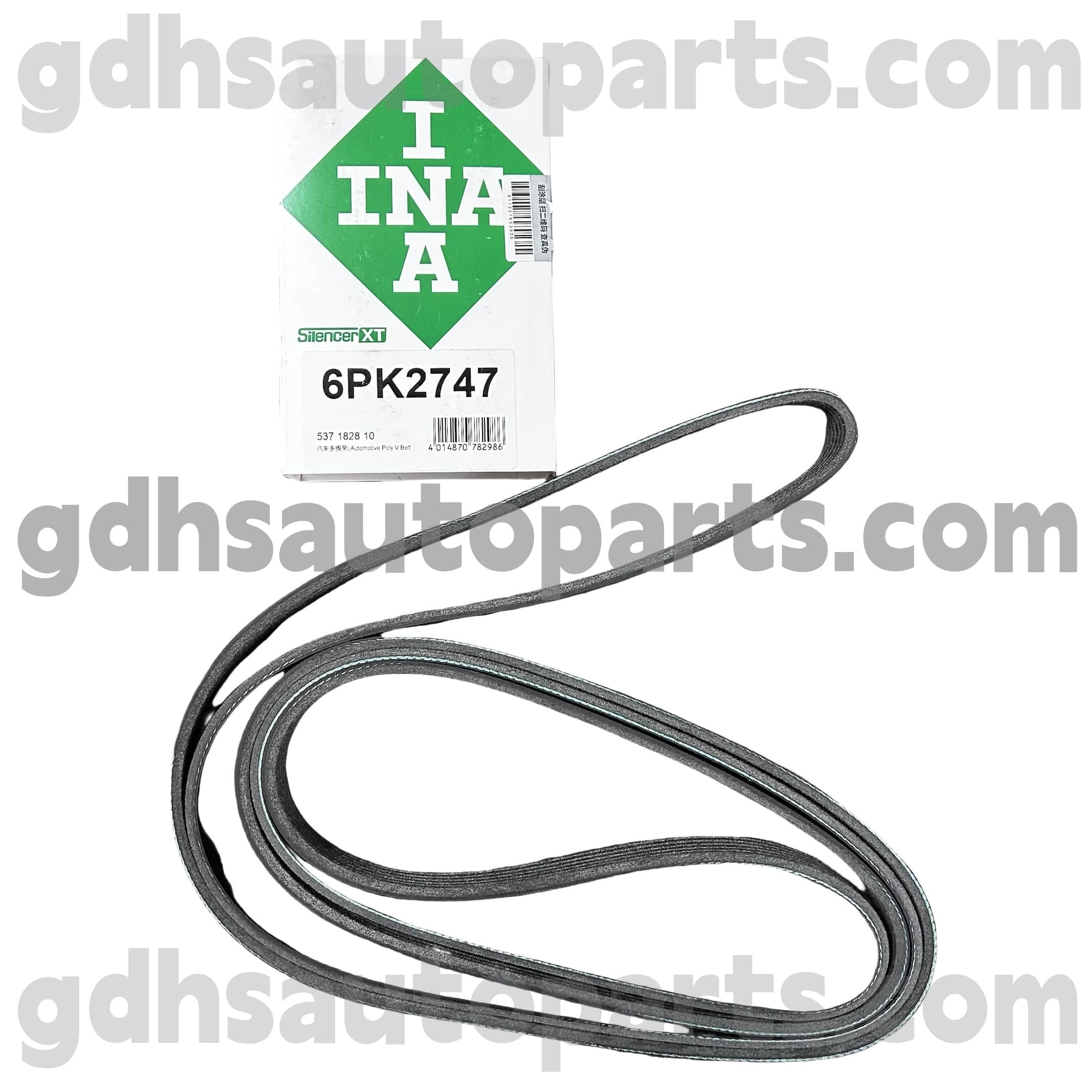 5371828100 Schaeffler ina Drive Belt för Jaguar XJ, Jaguar XF, S-typ OE nr. C2C28085