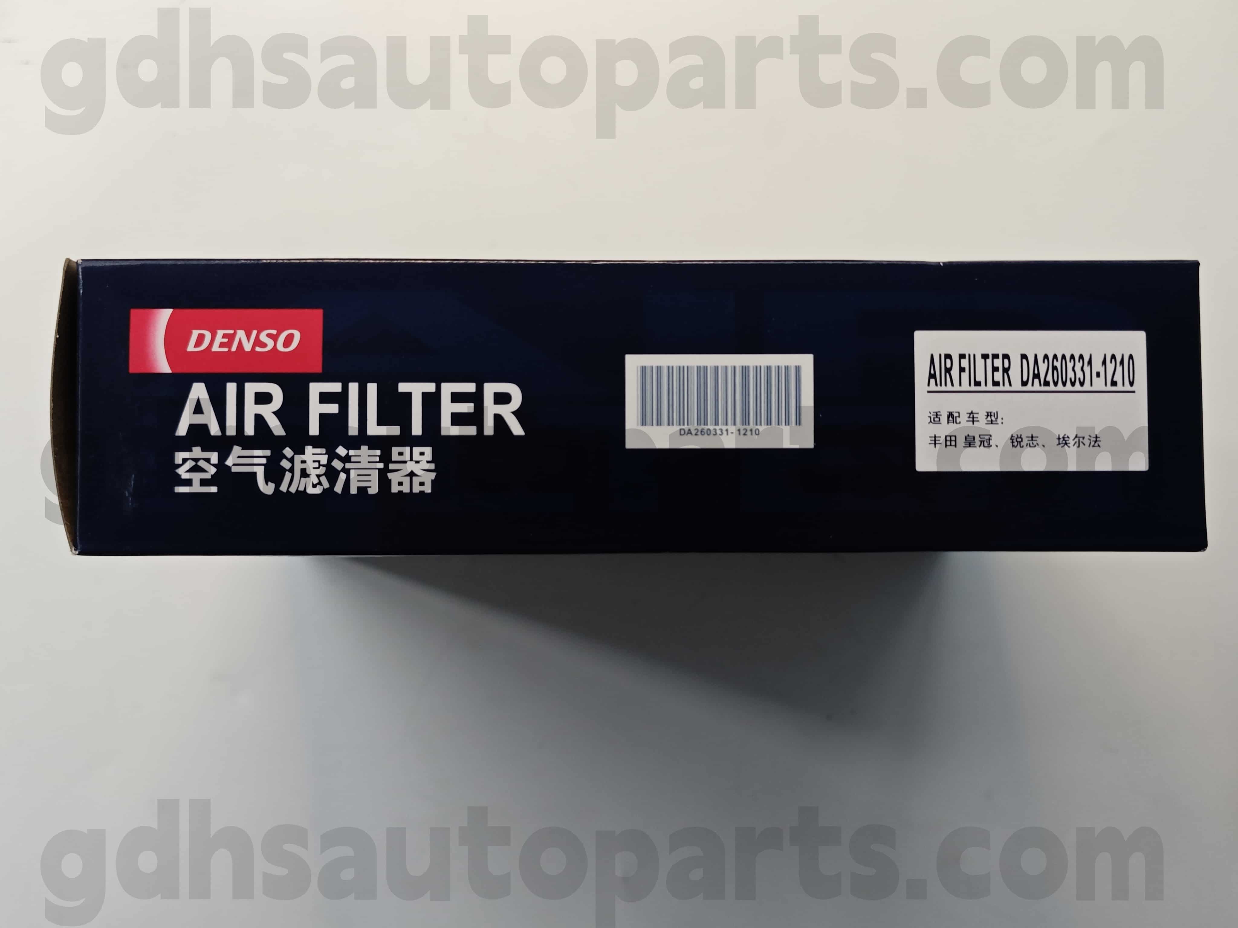 DA260331-1210 TOYOTA Äkta delar Air Filter Oe nr. 17801-AZF16