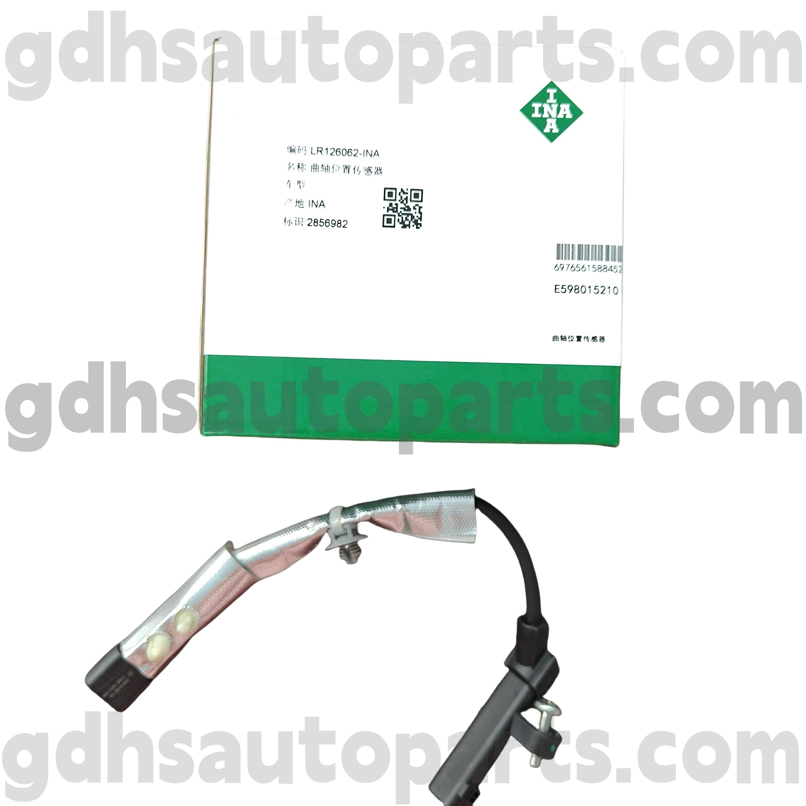 E5980152100 Schaeffler ina vevaxelpositionsensor för Range Rover Velar, Land Rover Discovery 4, Range Rover, Range Rover Sport Oe nr. LR126062