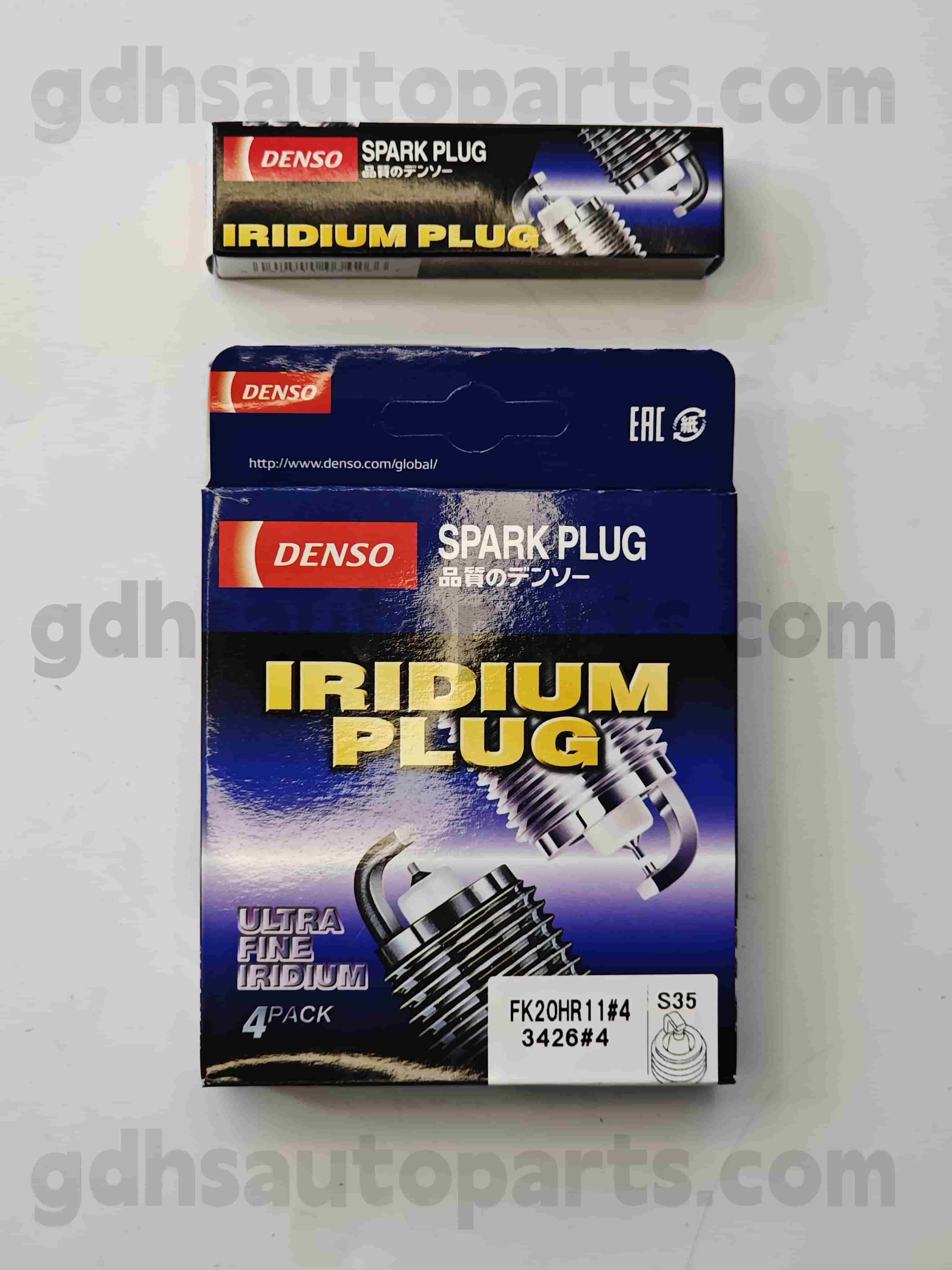 FK20HR11 Toyota äkta delar tändstift för Lexus ES2 ##/350/300H 、 Venza 、 RAV4 、 Sienna 、 Reiz 、 Previa/Tarago Chassis nr. 1NZFE..NCP11#.. CBU OE NO. 90919-01247